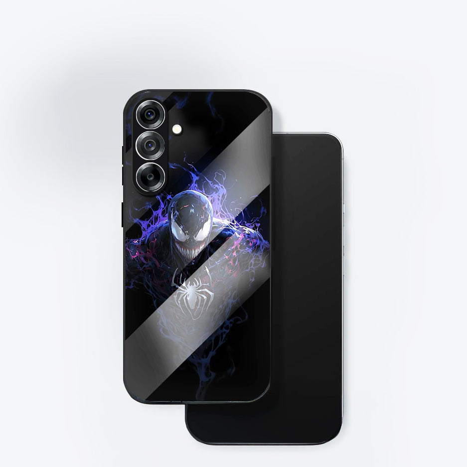 Samsung Galaxy A36 5G Premium Acrylic Shockproof Glass Back Case (Neon Predator)