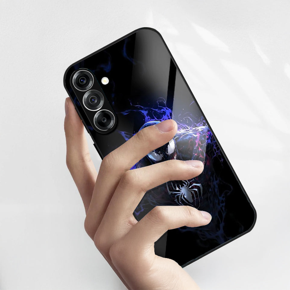 Samsung Galaxy A36 5G Premium Acrylic Shockproof Glass Back Case (Neon Predator)