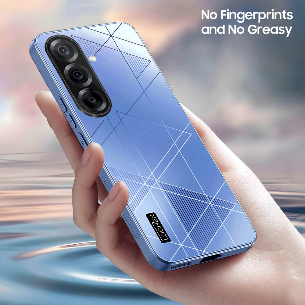 Samsung Galaxy A56 5G Triangle Pattern Matte Back Shockproof Case
