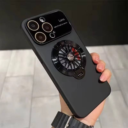 iPhone 14/15 Pro Full Lens Protector Mobile Phone Holder iPhone Case