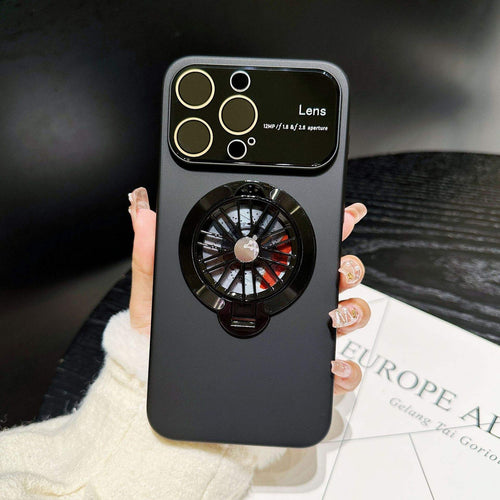 iPhone 14/15 Pro Full Lens Protector Mobile Phone Holder iPhone Case