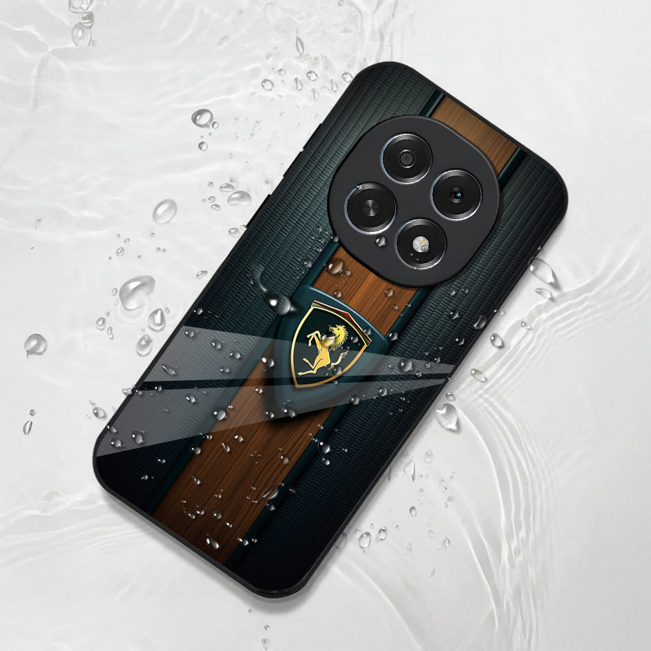 Oppo F29 Pro 5G Premium Acrylic Shockproof Glass Back Case (Ferrari)